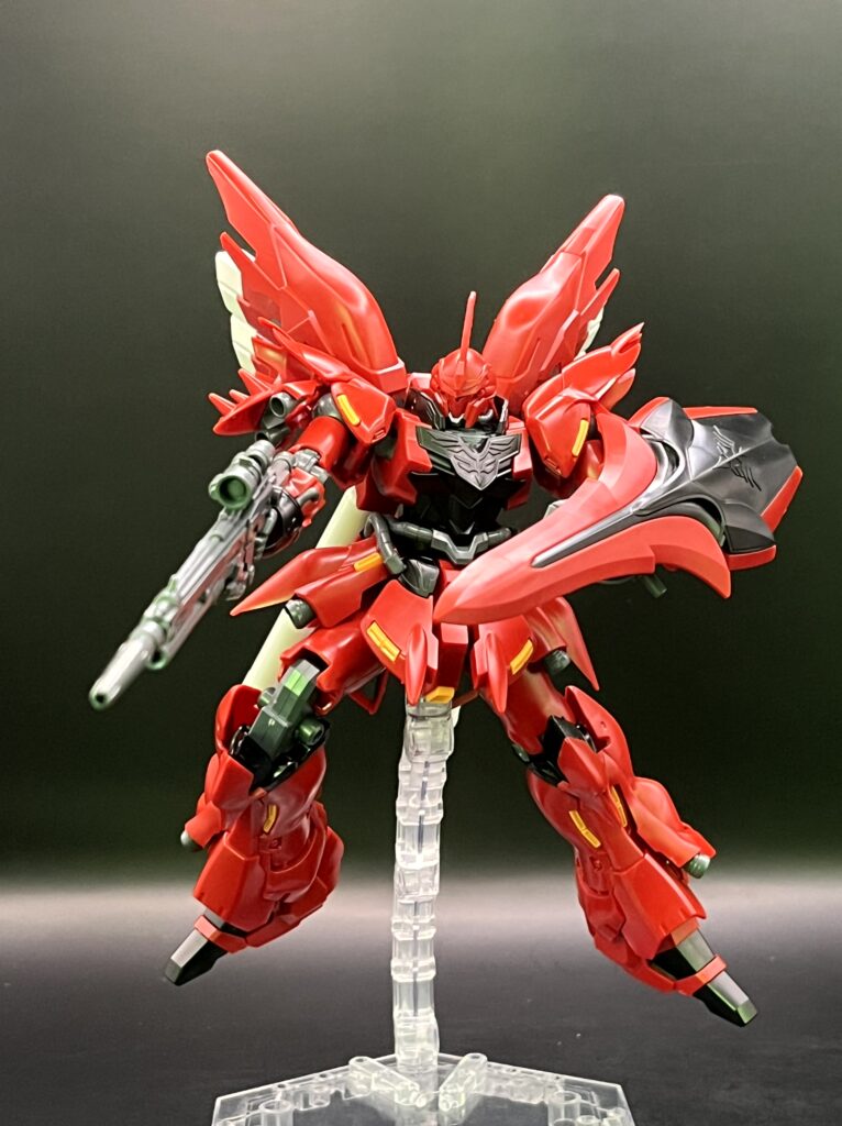 赤い彗星の再来！? ガンプラ ガンダムユニコーン HGUC シナンジュ プラモデルキットパチ組レビュー